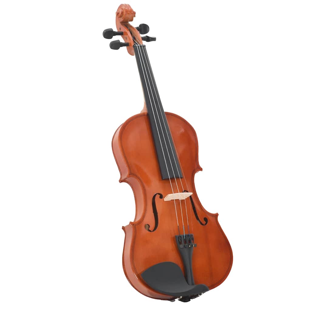 Ensemble de violon Vidaxl avec un arc et un kinstun 4 4 bois noir