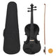 Vidaxl Violine avec arc et kinstun 4 4 noir