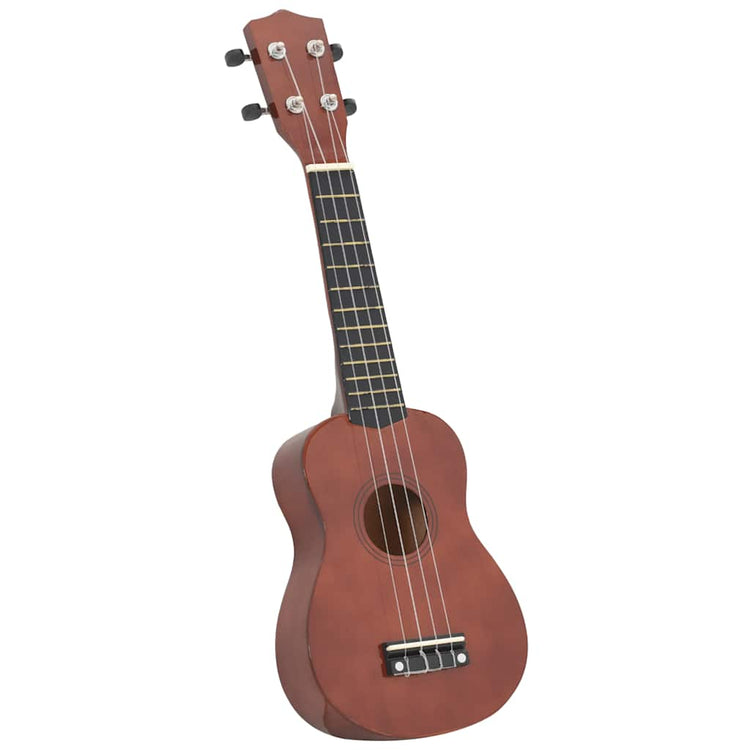 Vidaxl ukuleleleset avec sac pour enfants soprano 21 '' Darkhout colored