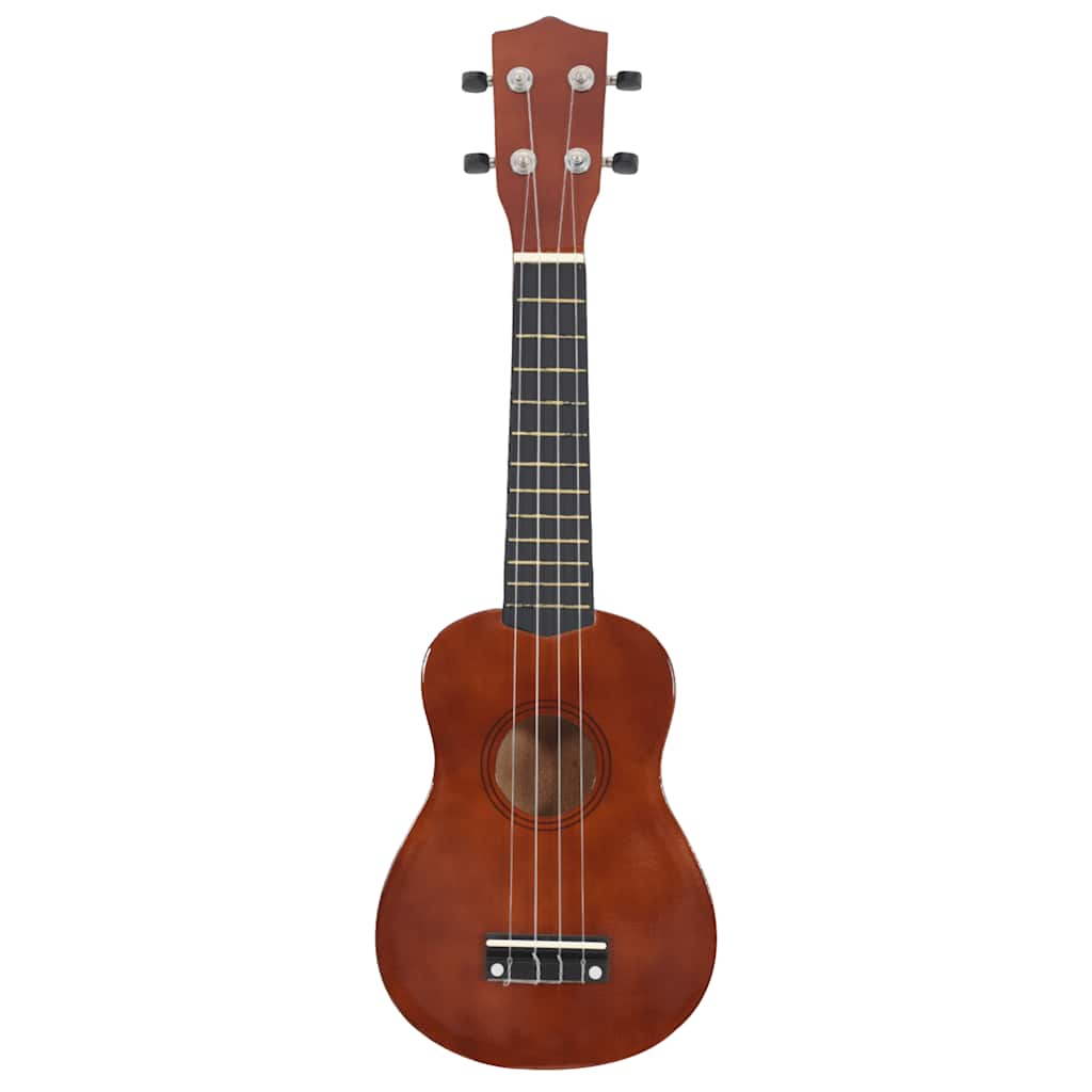 Vidaxl ukuleleleset avec sac pour enfants soprano 21 '' Darkhout colored