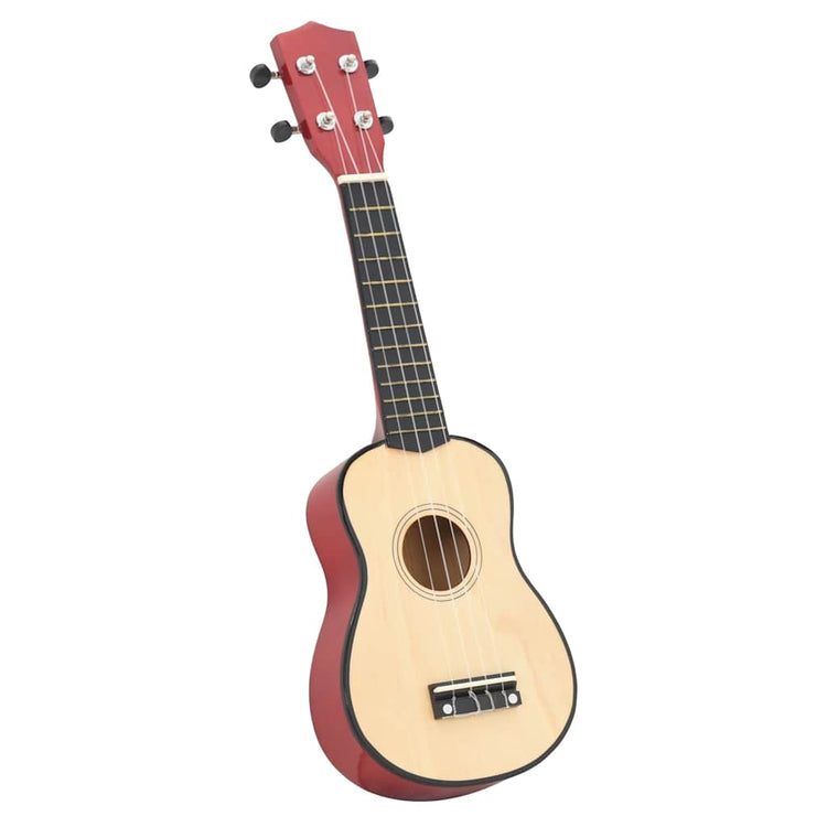 Vidaxl ukulelelet avec sac pour enfants soprano 21 '' colorés de bois clair
