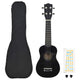 Vidaxl ukulelelet avec sac pour enfants soprano 21 '' noir