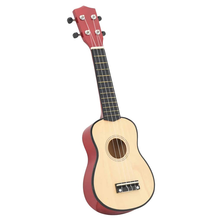 Vidaxl ukulelelet avec sac pour enfants soprano 23 '' coloré en bois clair