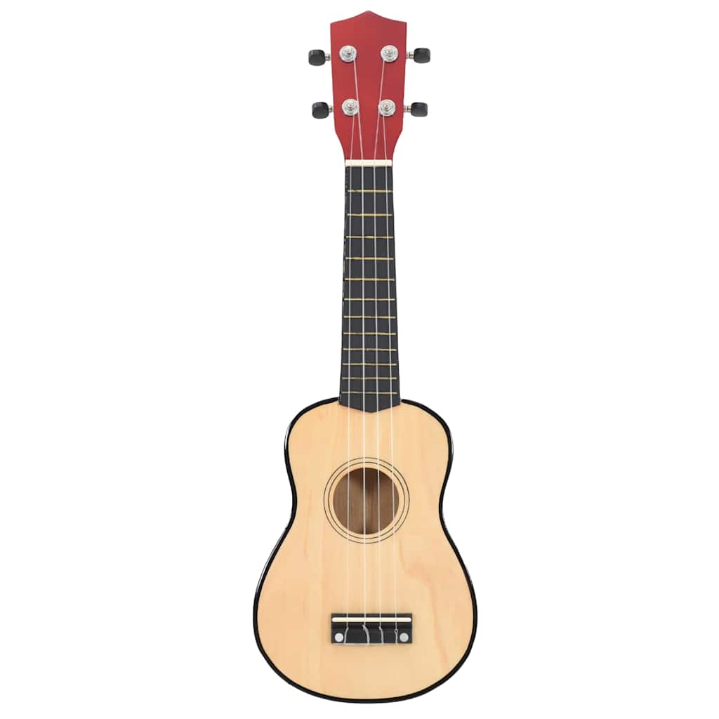 Vidaxl ukulelelet avec sac pour enfants soprano 23 '' coloré en bois clair