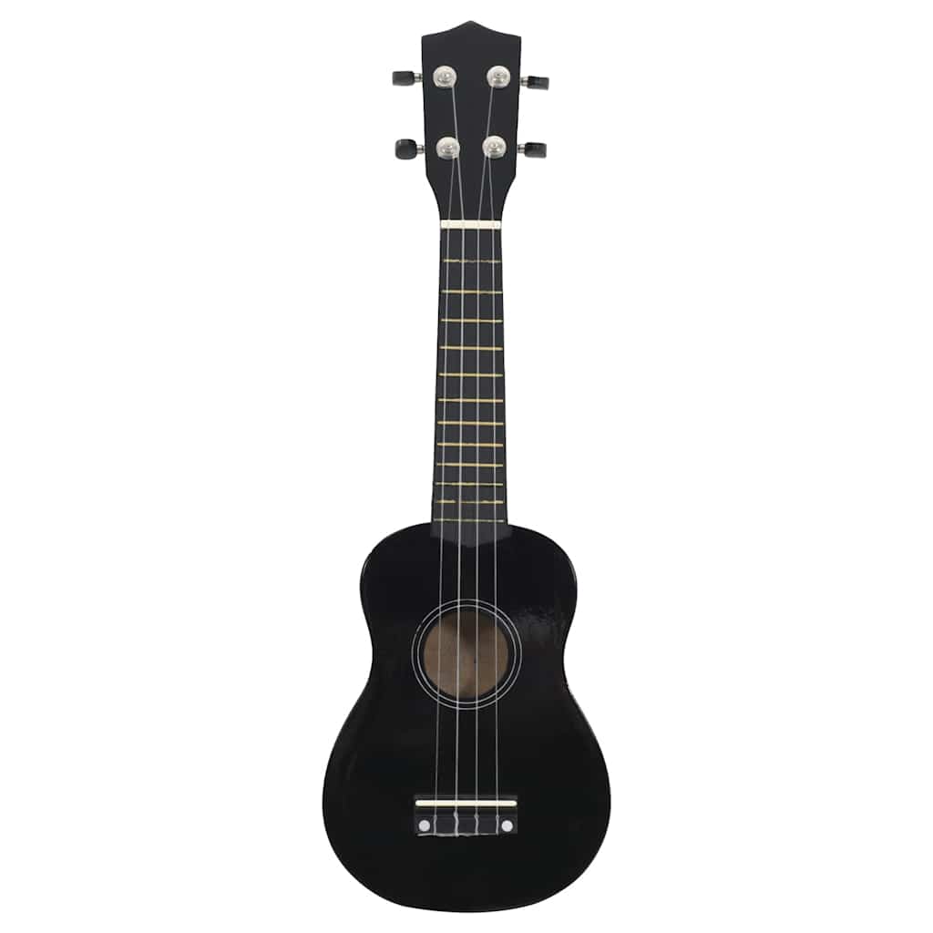 Vidaxl ukulelelet avec sac pour enfants soprano 23 '' noir