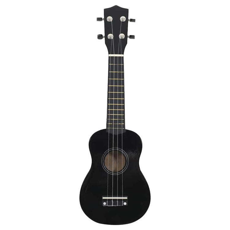 Vidaxl ukulelelet avec sac pour enfants soprano 23 '' noir