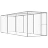 Vidaxl Cat Cage 4.5x1.5x1,5 m Galvanisé Acier
