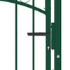 Vidaxxl portail avec pointes de lance 100x125 cm acier vert