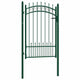 Port vidaxl avec lance de 100x150 cm en acier vert