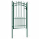 Port vidaxl avec lance de 100x175 cm en acier vert