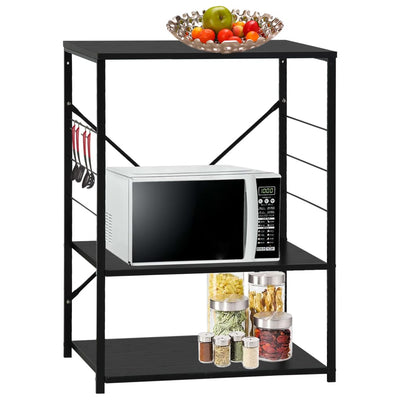 Vidaxl Microwave Armoire 60x39.6x79.5 cm Bois de bois noir
