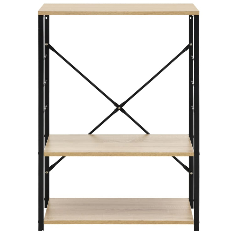 Vidaxl Microwave Armoire 60x39.6x79,5 cm Bois transformé en noir et couleur de chêne