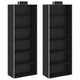 Vidaxl organisateurs de vêtements suspendus 2 pcs avec 6 étagères en tissu