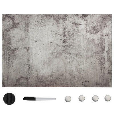 Vidaxl Magnétique Montage mural 50x30 cm Verre
