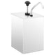 Distributeur de sauce vidaxl 3,5 l en acier inoxydable