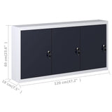 Vidaxl Workbench avec trois panneaux muraux et un placard - afbeelding 3