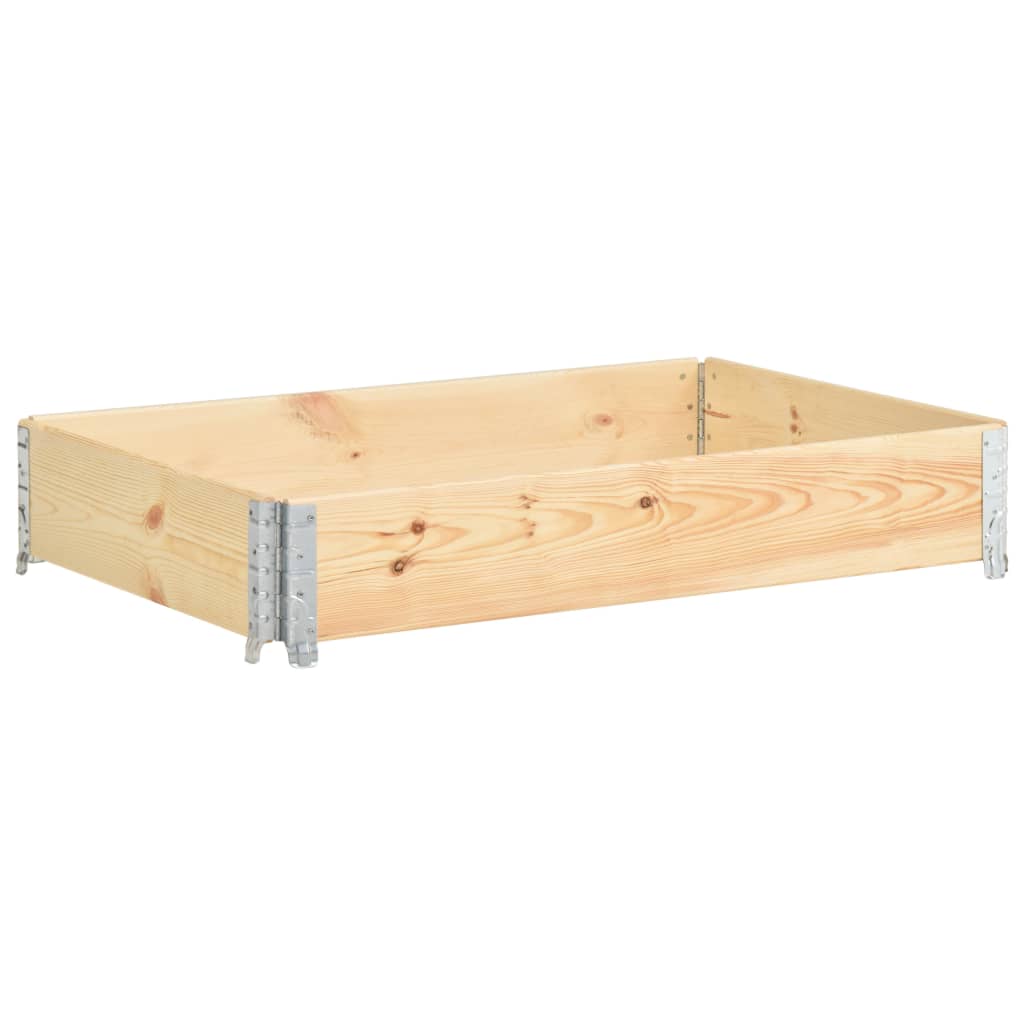 VidaXL Rehausse de palette 80x120 cm Bois de pin massif