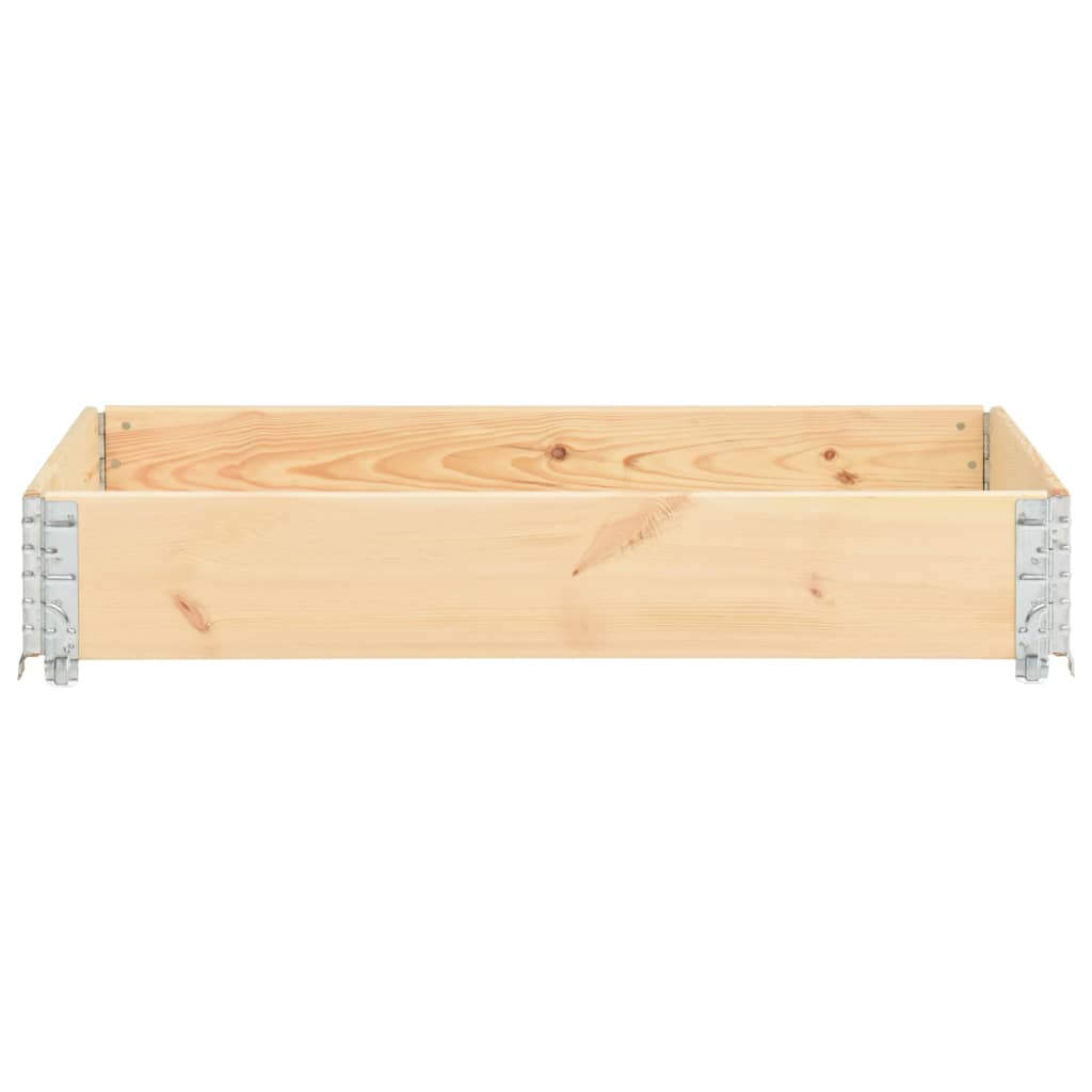 VidaXL Rehausse de palette 80x120 cm Bois de pin massif