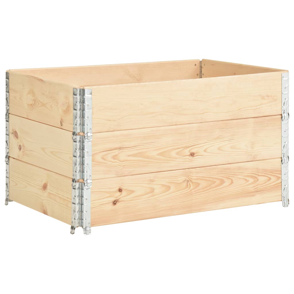 Vidaxl paletopzetranden 3 ST 50x100 cm Pine solide