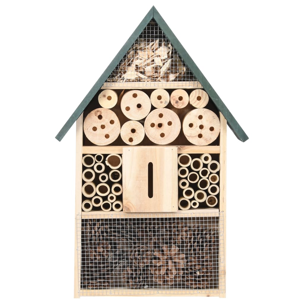 Vidaxl insecthotel 30x10x48 cm Vurenhout