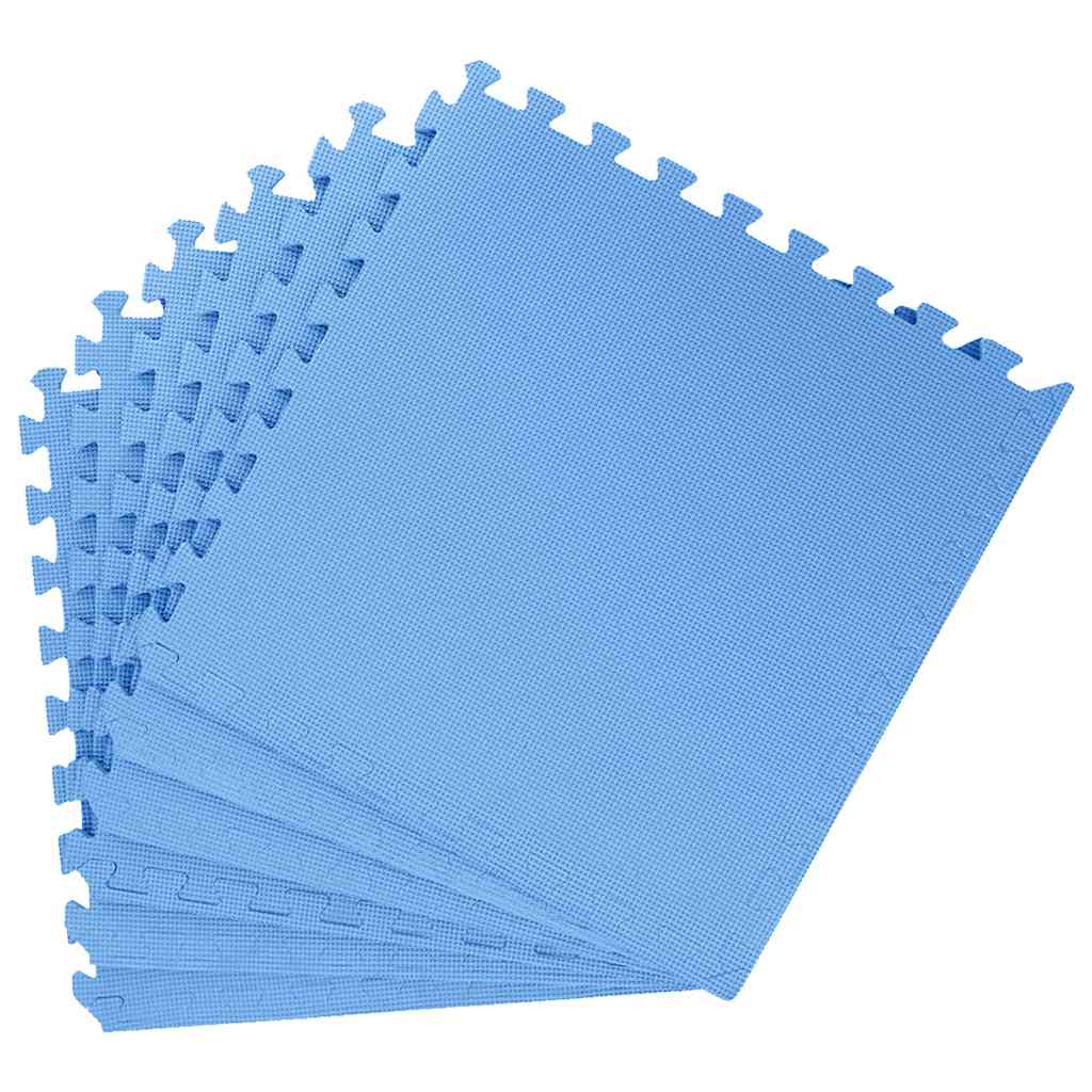 Vidaxl Floor Mats 6 st 2.16 ㎡ Eva mousse bleu