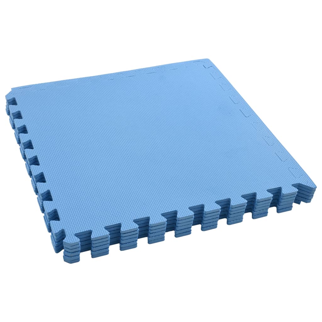 Vidaxl Floor Mats 6 st 2.16 ㎡ Eva mousse bleu