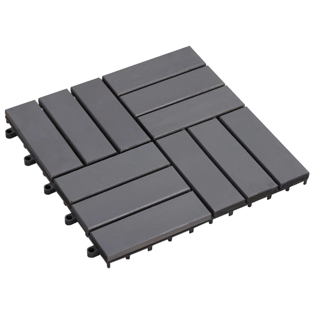 Vidaxl Terrace Tiles 20 PCS 30x30 cm ACACIAHOUT solide Graywash