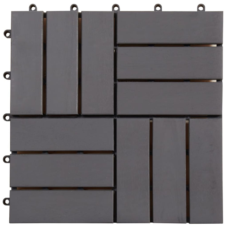 Vidaxl Terrace Tiles 20 PCS 30x30 cm ACACIAHOUT solide Graywash