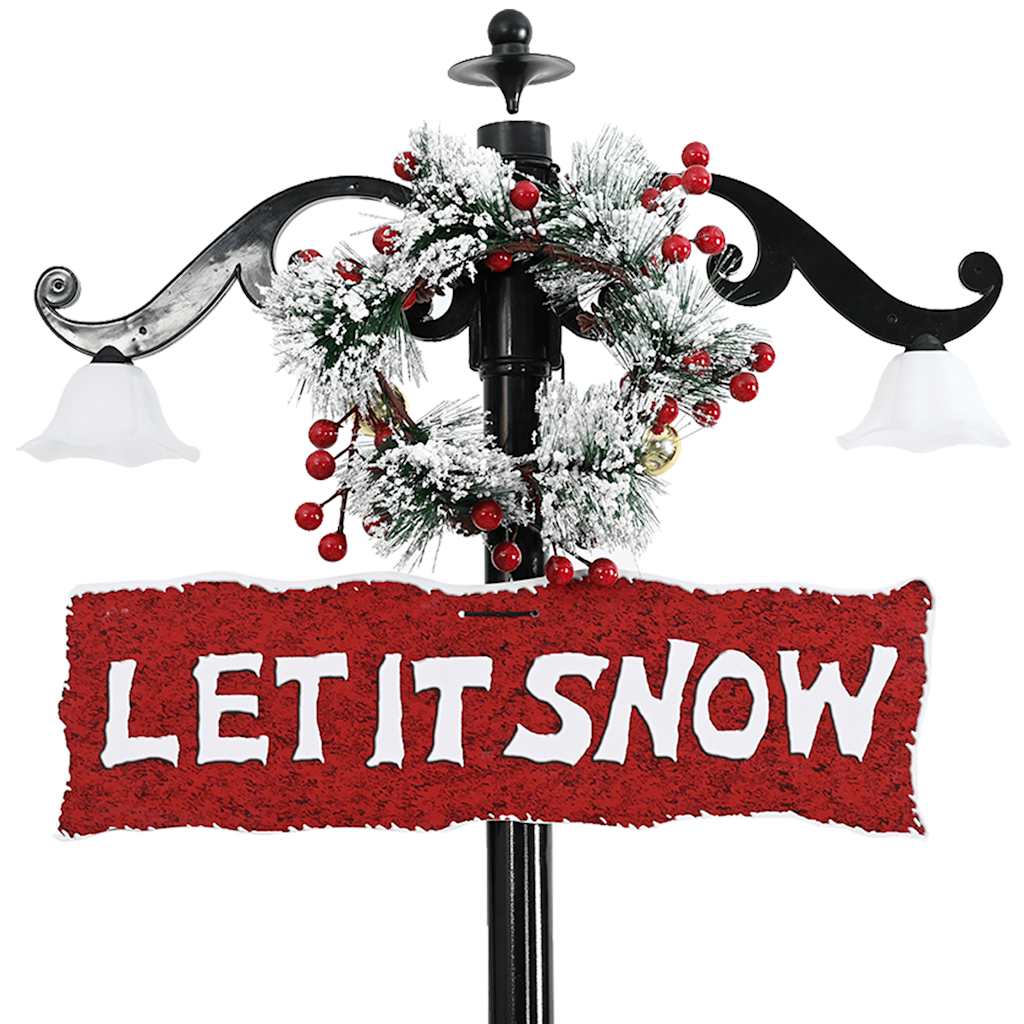 Vidaxl Christmas Snowing avec parapluie 170 cm PVC bleu