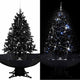 Vidaxl Christmas Snowing avec parapluie 140 cm PVC noir