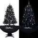Vidaxl Christmas Snowing avec parapluie 170 cm PVC noir