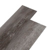 Planches de plancher vidaxl non auto-adhésive 4,46 m² 3 mm en PVC Bois rayé