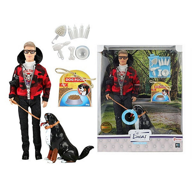 Lucas Teenage Doll Lucas + chien avec du son