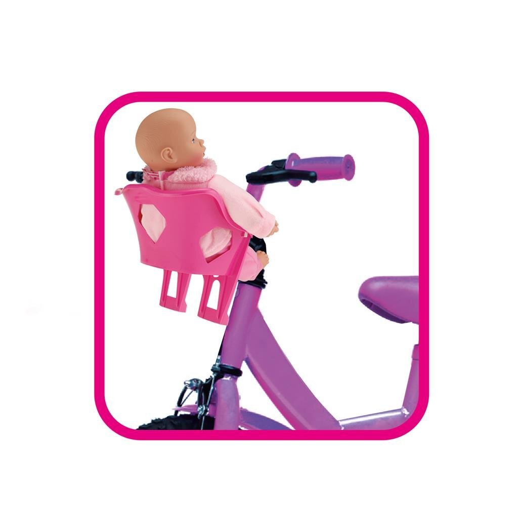 Mignon bébé mignon bébé poupée chaise de vélo rose