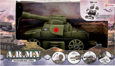 L'armée de l'armée construit un réservoir militaire
