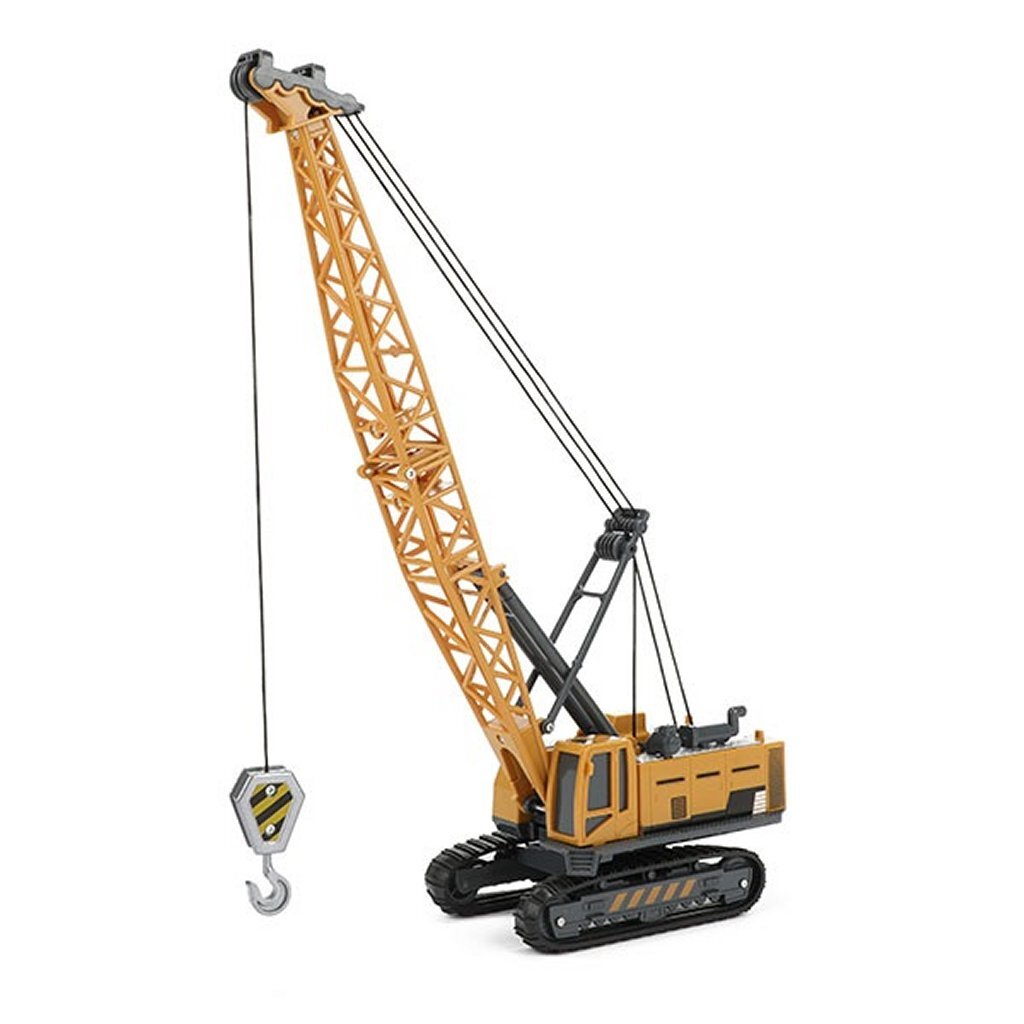 Véhicule de construction en métal - Crane Truck MT Caterpillars 1:55