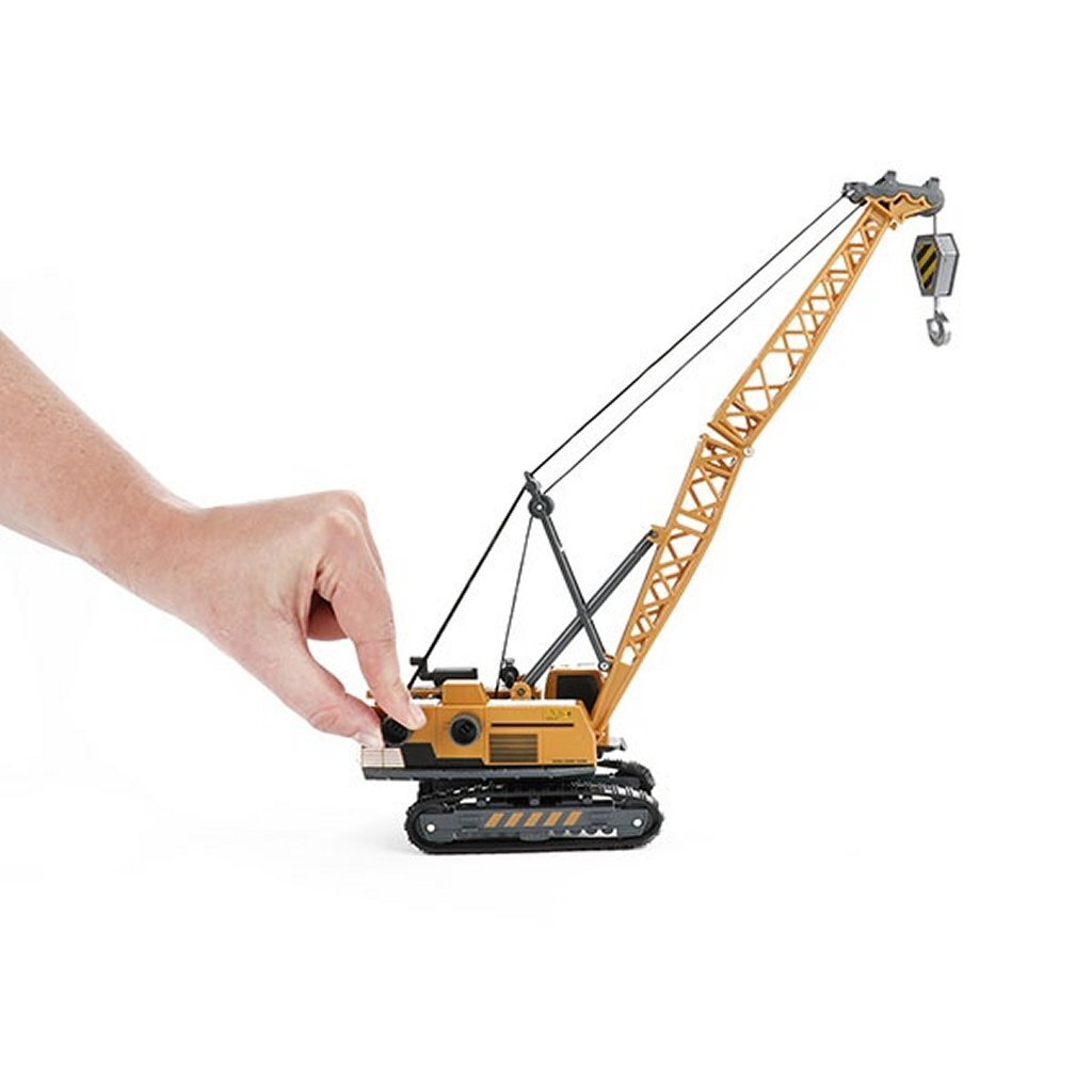 Véhicule de construction en métal - Crane Truck MT Caterpillars 1:55