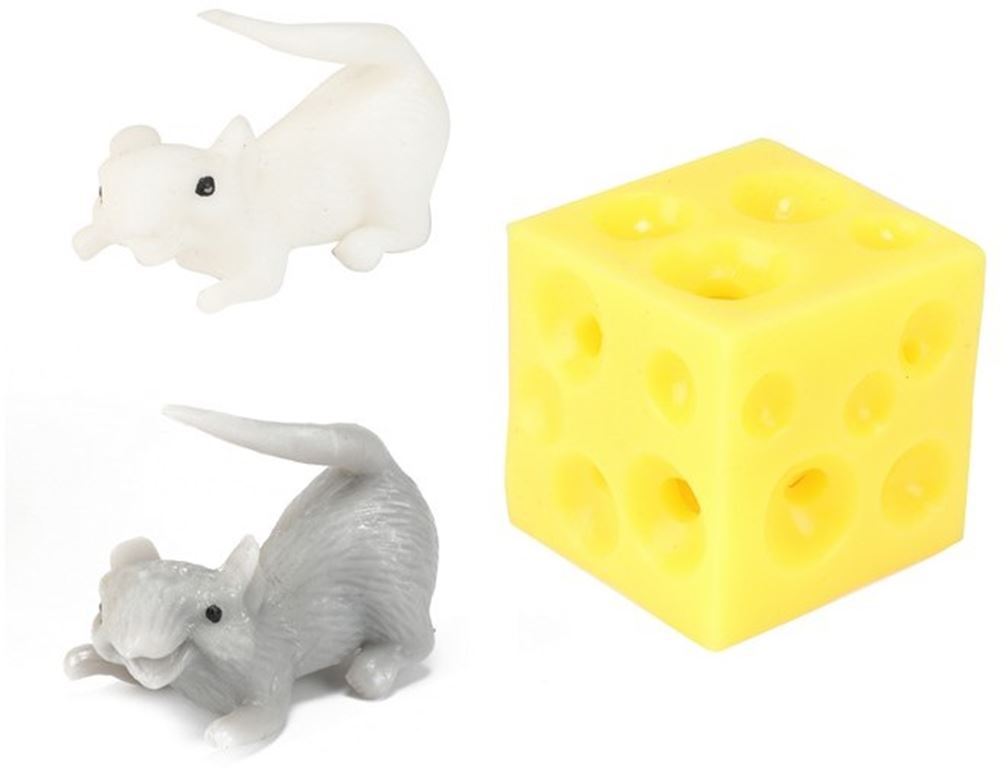 TOI-TOYS PRESSER le fromage avec 2 souris