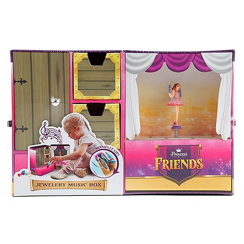Princesse amis amis musique boîte à bijoux
