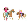 Chevaux à chevaux d'équitation jeu ensemble 2 poupées + chevaux