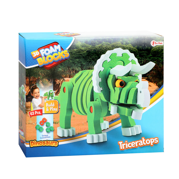 TOI-TOYS TOI-TOYS Craft Puzzle Tricera Junior 25,8 cm Green 59 pièces