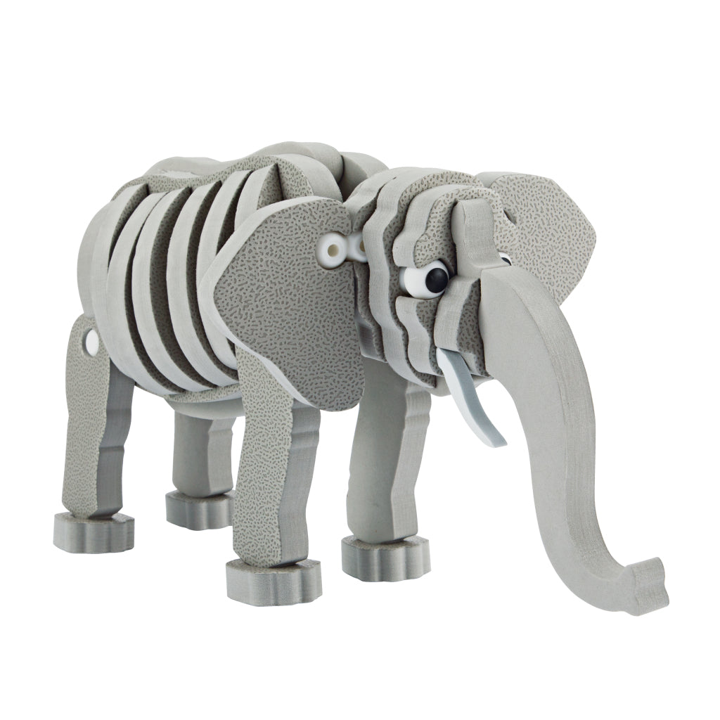 Toi-toys toi-toys 3d puzzle Elephant Junior 31,5 cm mousse grise 75 pièces