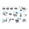 Toi-toys toi-toys 3d puzzle Elephant Junior 31,5 cm mousse grise 75 pièces