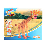 TOI-TOYS 3d Puzzle Giraffe junior 31,5 cm mousse orange 104 pièces - afbeelding 2
