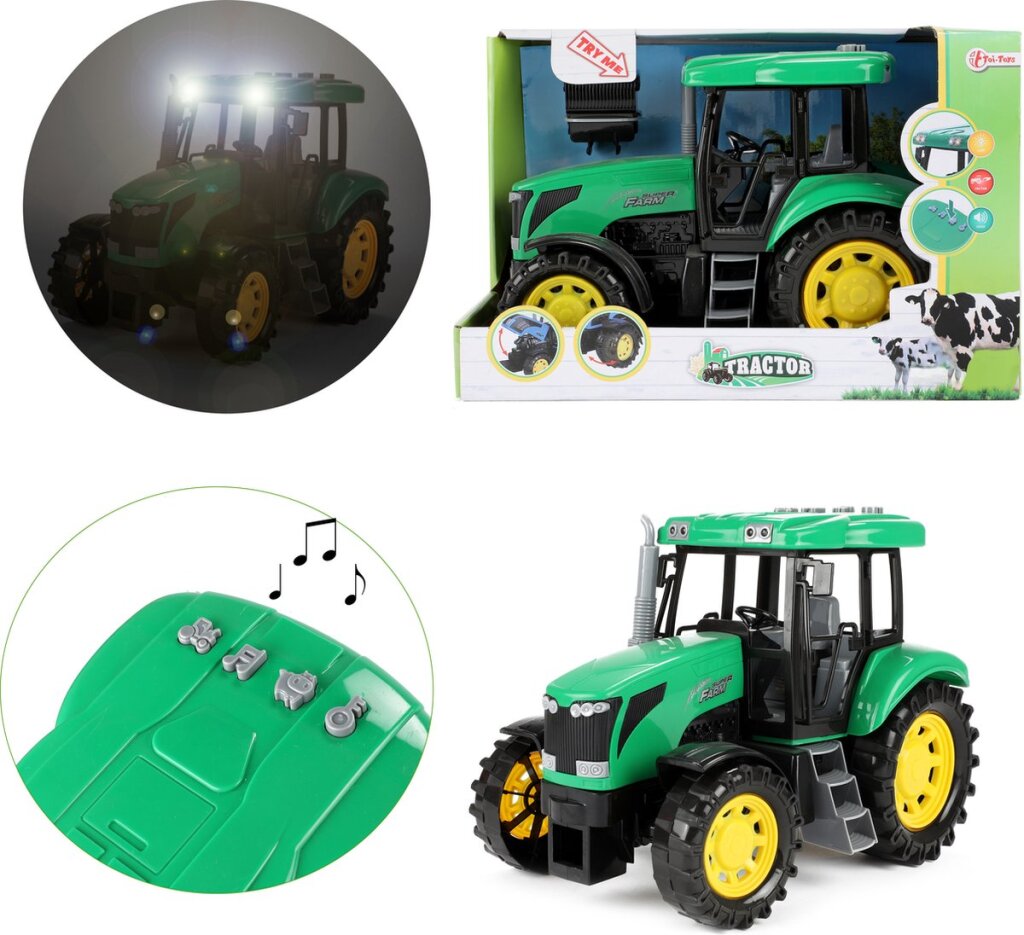 Tracteur tracteur Tracteur grand 27 cm avec lumière et son