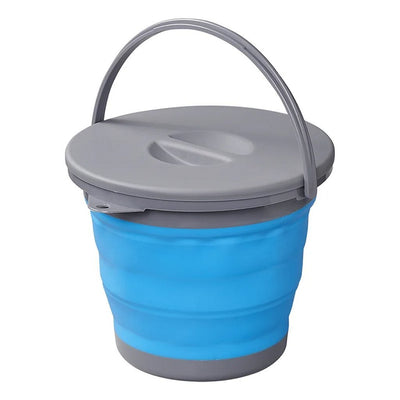 Proplus Waste Bin pliable 5 litres 20 x 25 cm Gris bleu