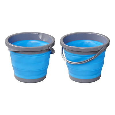 Proplus Waste Bin pliable 5 litres 20 x 25 cm Gris bleu