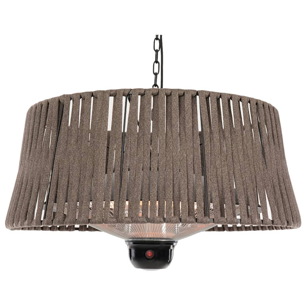 Sunré du soleil suspendu avec artix corda 1800 w halogénique brun