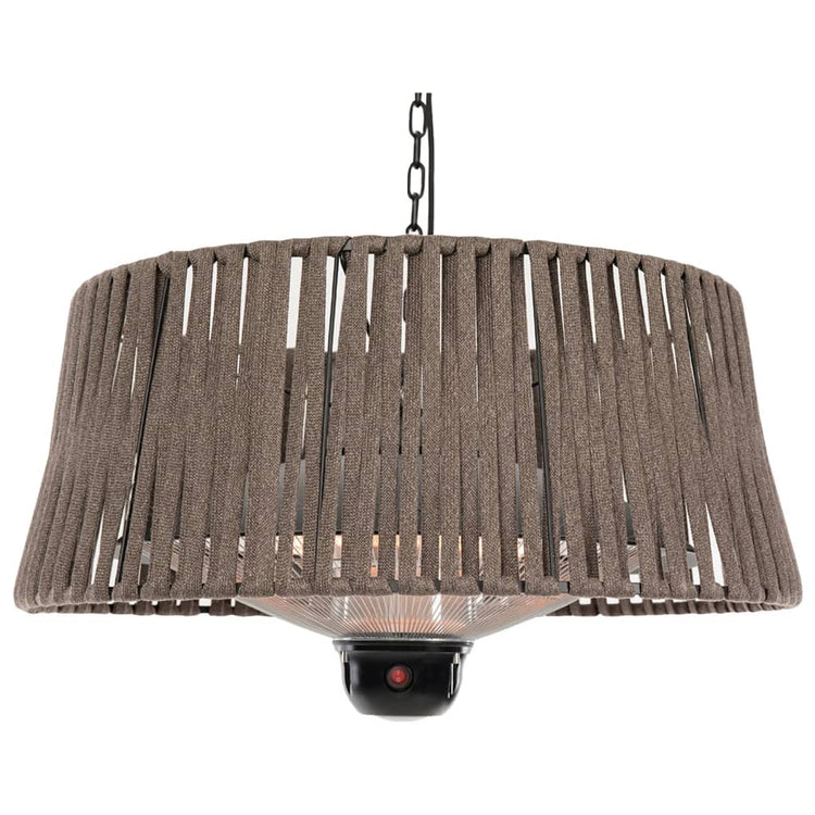 Sunré du soleil suspendu avec artix corda 1800 w halogénique brun