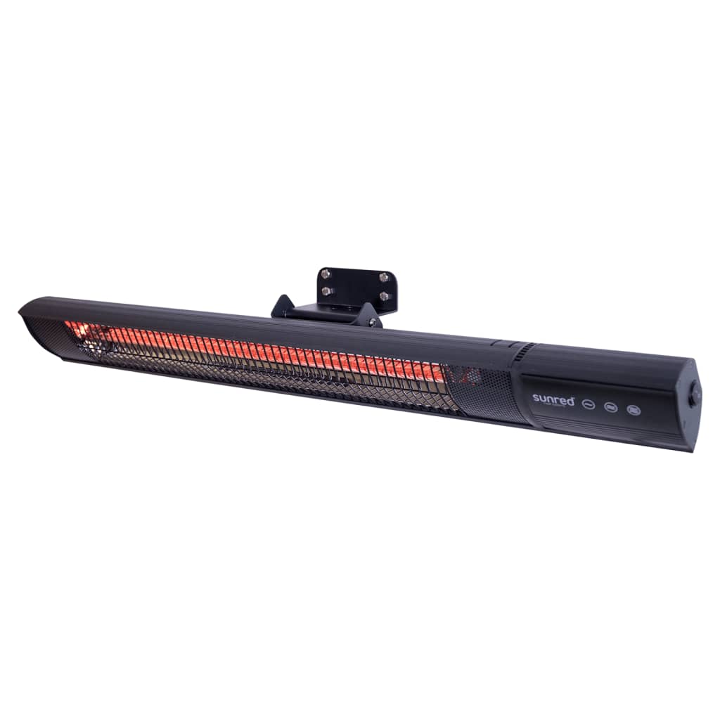 Sunred Sunred mur chaud diamant foncé 2500 W en or rose carbone noir